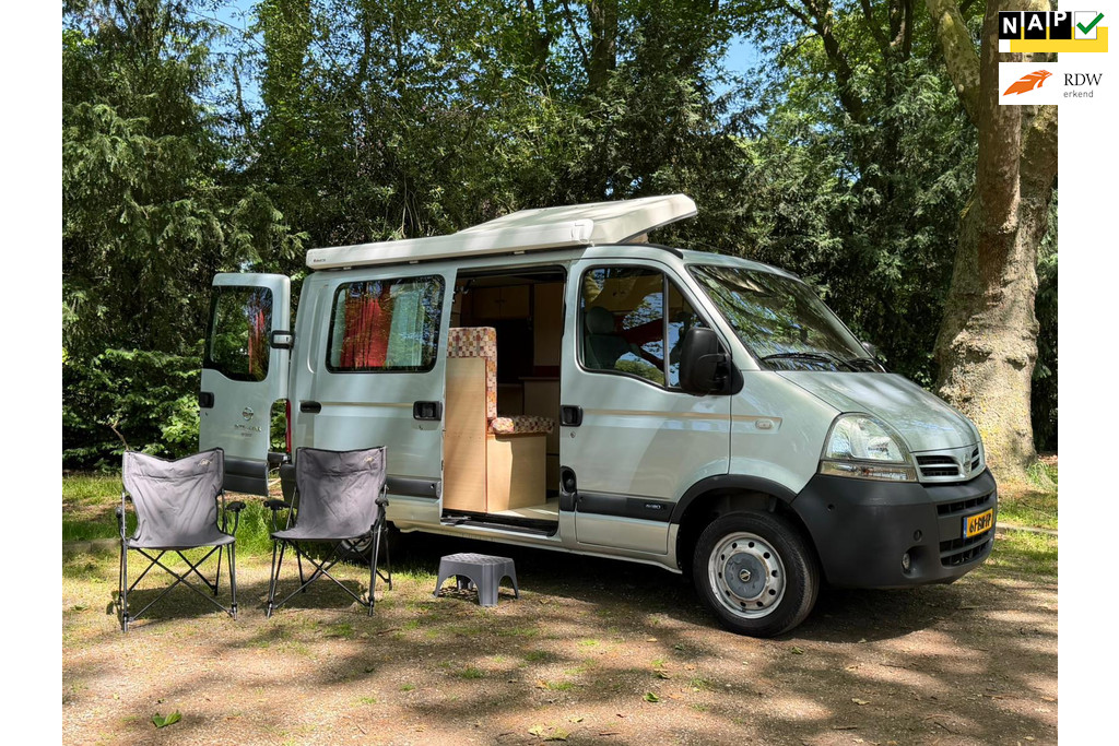 Nissan  INTERSTAR 80.28-308 L Buscamper ZEER MOOIE STAAT NIEUWE APK *Zelfbouw Camper* 53680805-0.jpg | AutoNique Occasions Uden